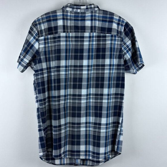 Beverly Hills Polo Club Short Sleeve Plaid Button Down Casual Shirt - Picture 4 of 5